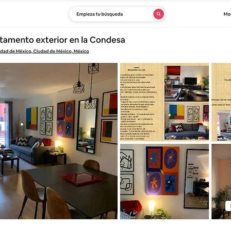 Ferienwohnung Excelente Departamento En La Condesa Mexiko-Stadt Exterior foto